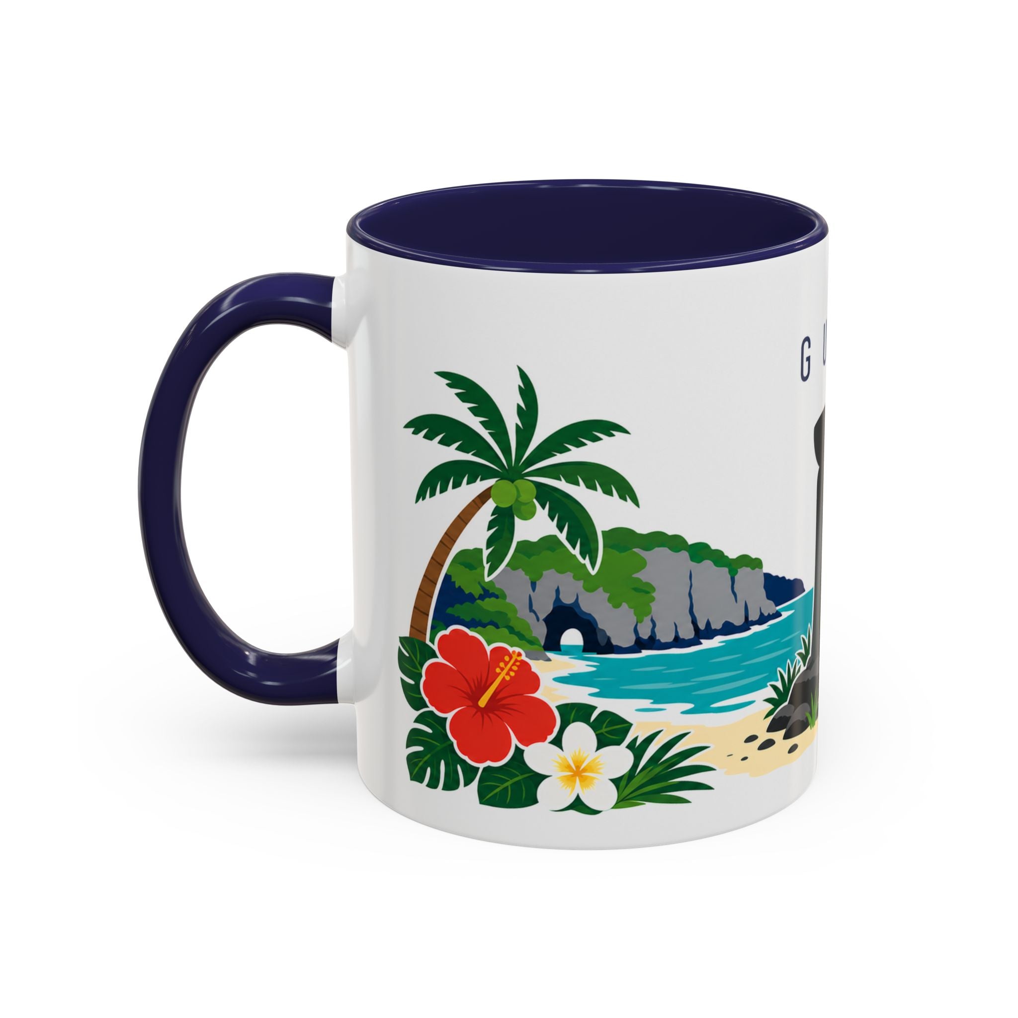 Guam Coffee Mug | Travel Souvenir Accent Mug | Country Gift Ceramic Cup 11oz 15oz