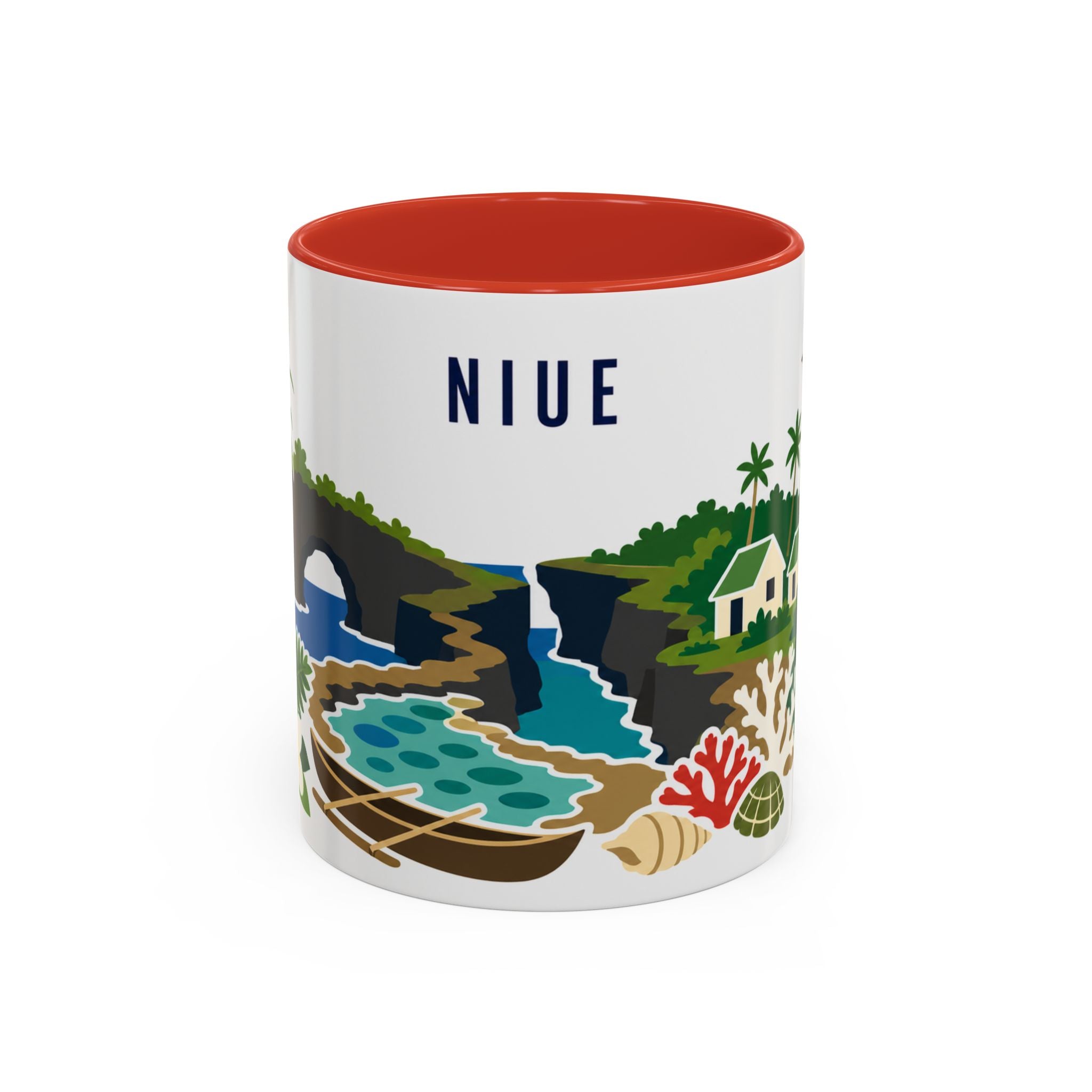 Niue Coffee Mug | Travel Souvenir Accent Mug | Country Gift Ceramic Cup 11oz 15oz