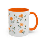 California California poppy Mug, State Flower Floral Coffee Cup, 11oz Botanical Gift