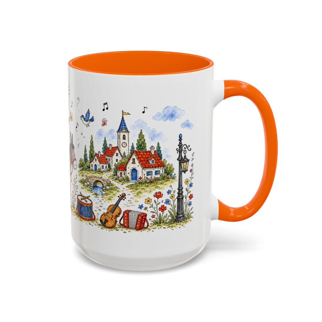 Bremen Town Musicians Mug | Storybook Accent Coffee Mug | EveryLegend