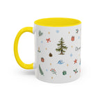 Olympic National Park Christmas Mug | Watercolor Travel Souvenir | Holiday Gift | Accent Ceramic Coffee Cup 11oz 15oz