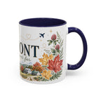 Vermont Home State Mug | Moving Away Gift | Long Distance Friendship Coffee Cup | 11oz 15oz Accent Mug