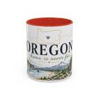 Oregon State Mug | Moving Away, Long Distance Friendship Gift | 11oz 15oz Accent Mug