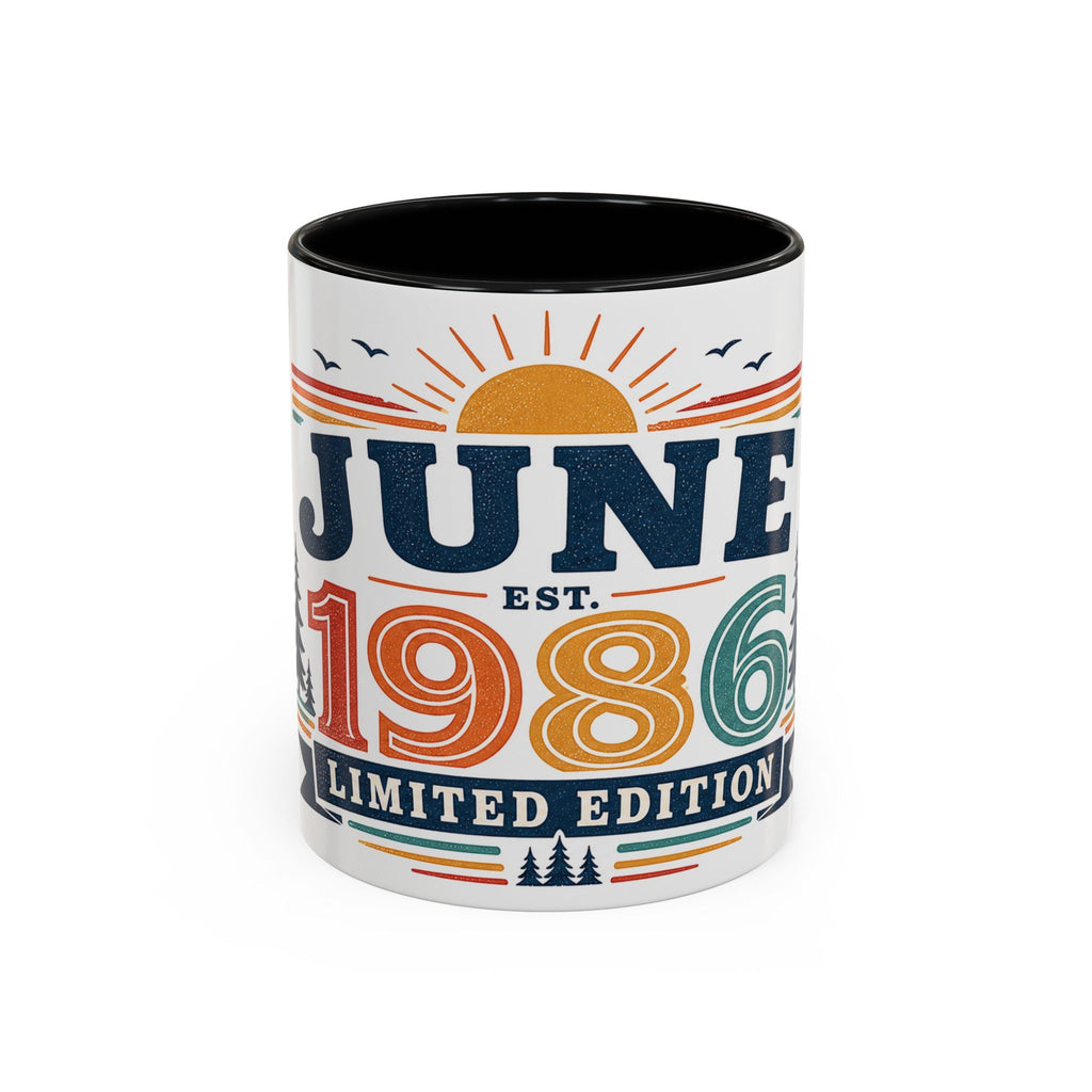 Custom Retro Birthday Mug | Personalized Month Year Gift (11oz 15oz)