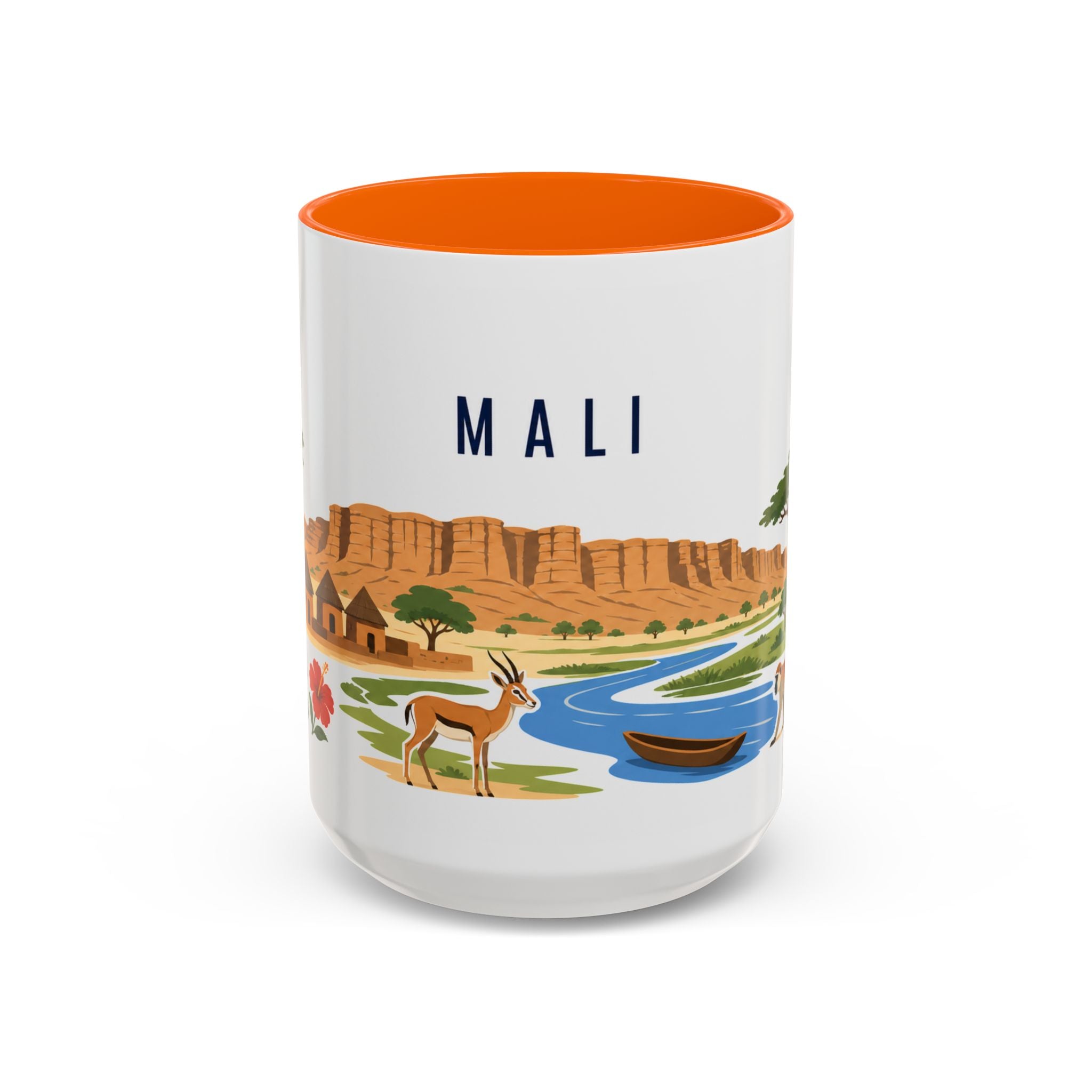 Mali Coffee Mug | Travel Souvenir Accent Mug | Country Gift Ceramic Cup 11oz 15oz