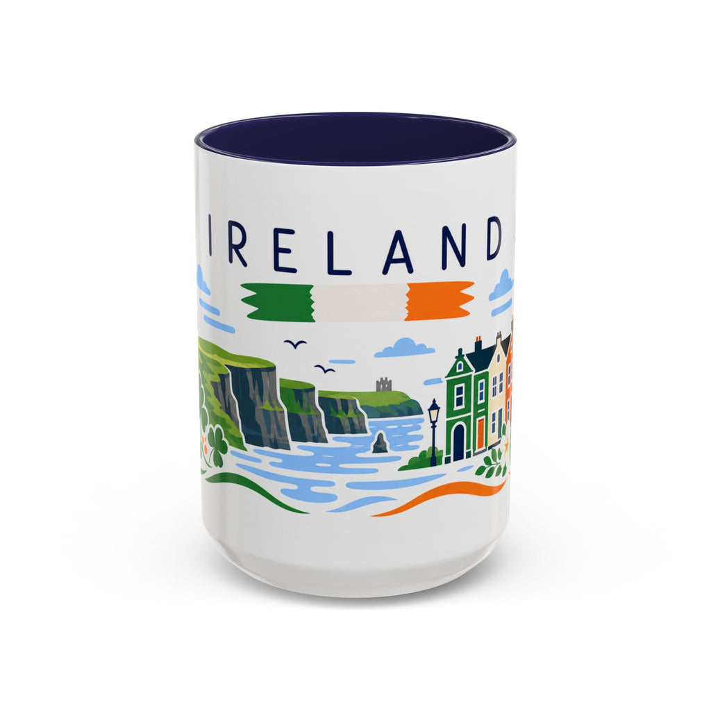 Ireland Coffee Mug | Travel Souvenir Accent Mug | Country Gift Ceramic Cup 11oz 15oz