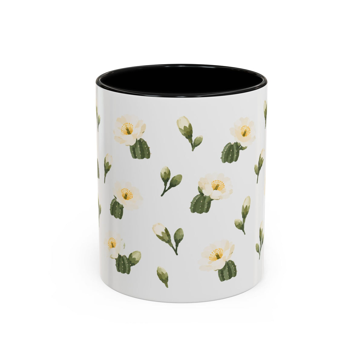 Arizona Saguaro cactus blossom Mug, State Flower Floral Coffee Cup, 11oz Botanical Gift