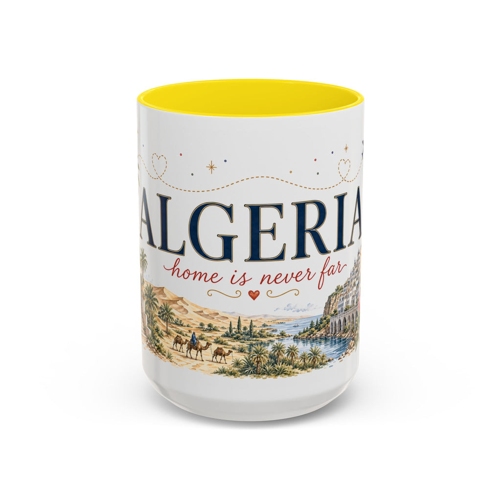 Algeria Home Country Mug | Moving Away Gift | Long Distance Friendship | 11 oz 15 oz Accent Mug