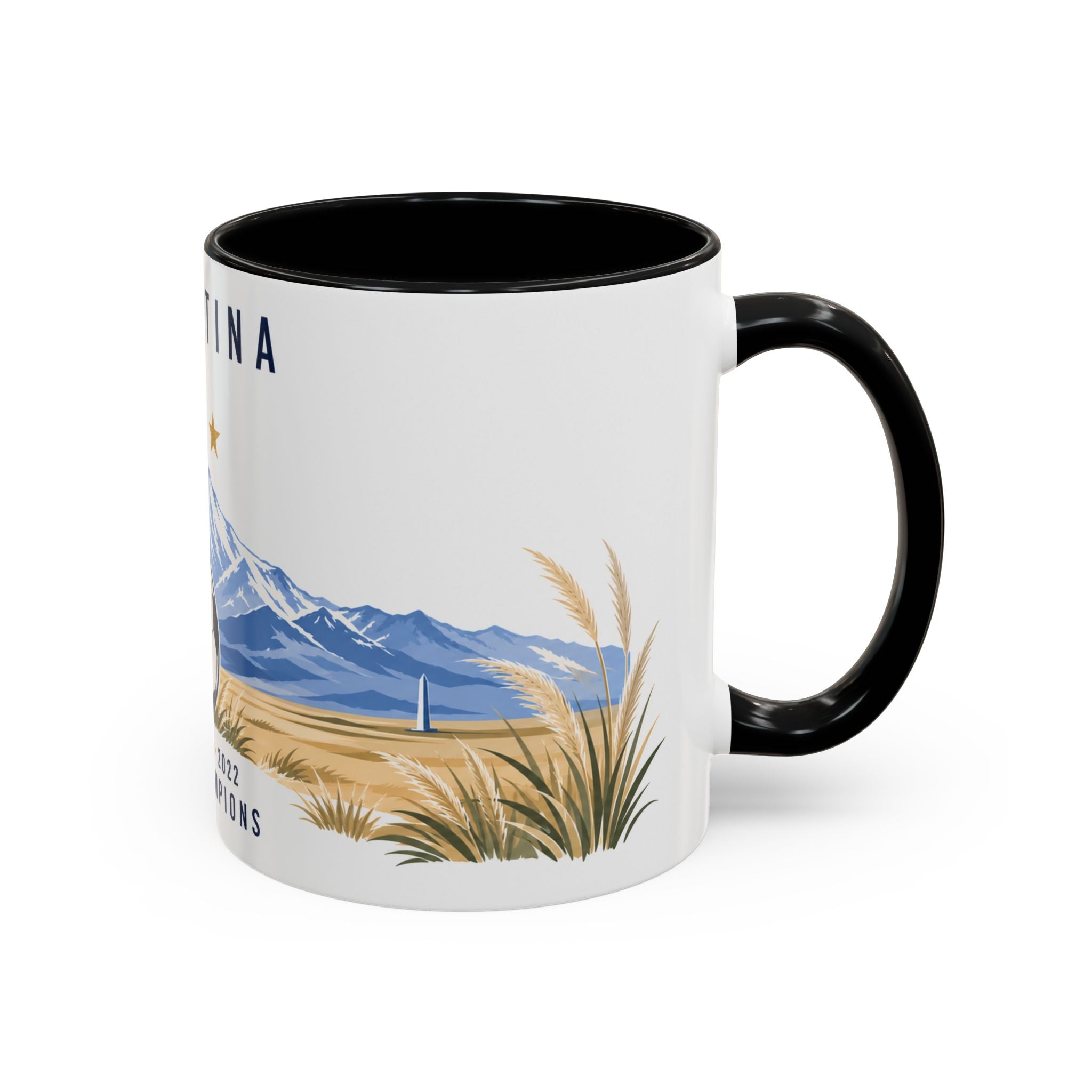 Argentina World Champions Mug | Three Time Soccer Champion Gift | Argentine Football Fan Cup | 1978–2022 | 11oz 15oz