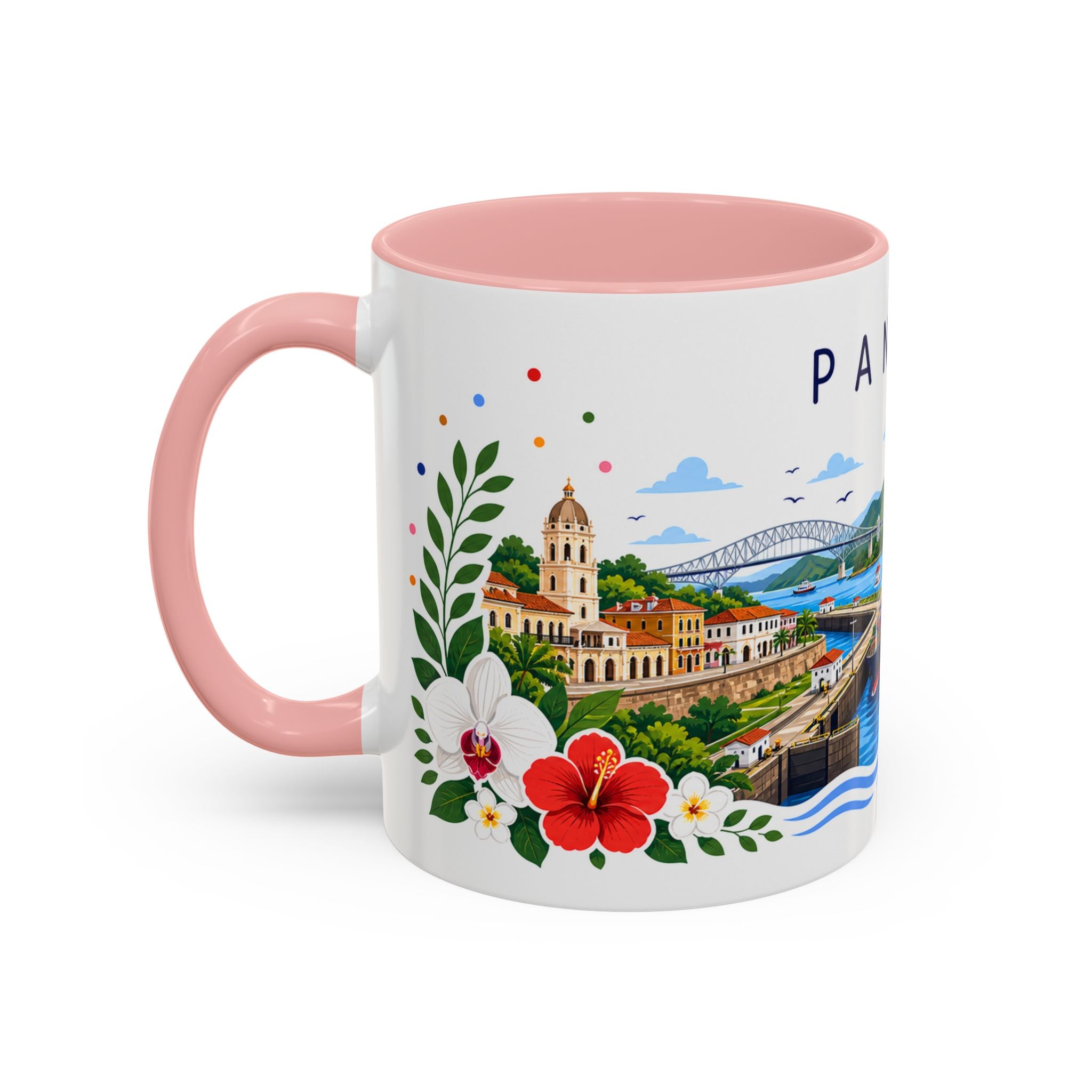 Panama Coffee Mug | Travel Souvenir Accent Mug | Place Gift Ceramic Cup 11oz 15oz