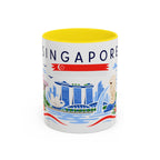 Singapore Coffee Mug | Travel Souvenir Accent Mug | Country Gift Ceramic Cup 11oz 15oz