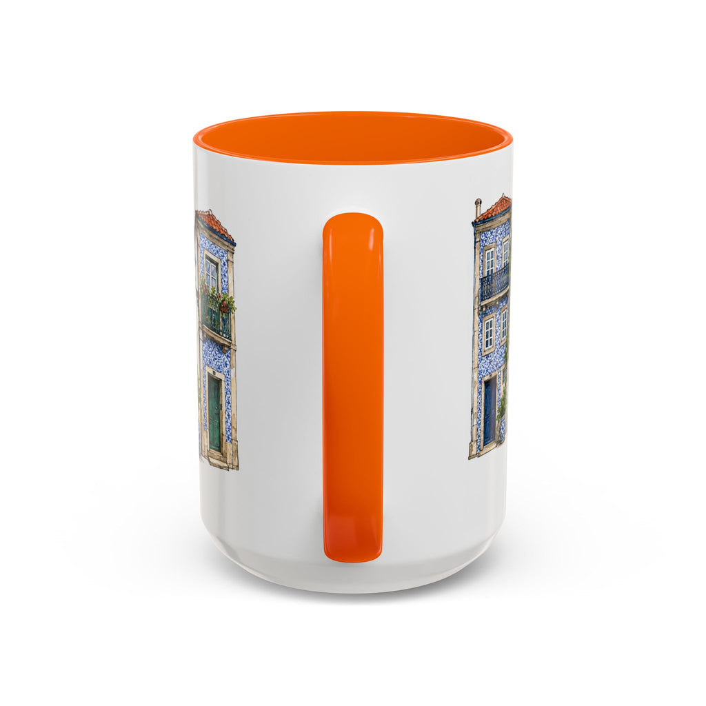 Porto Illustrated Travel Mug | City Souvenir Accent Coffee Mug | 11oz 15oz Ceramic Cup