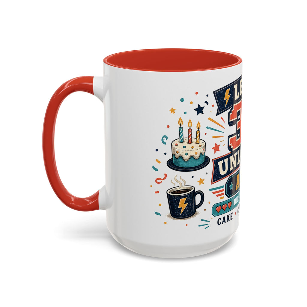Custom Gamer Birthday Mug | Level Unlocked Name Age Coffee Cup