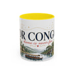 DR Congo Home Country Mug | Moving Away Gift | Long Distance Friendship | 11 oz 15 oz Accent Mug