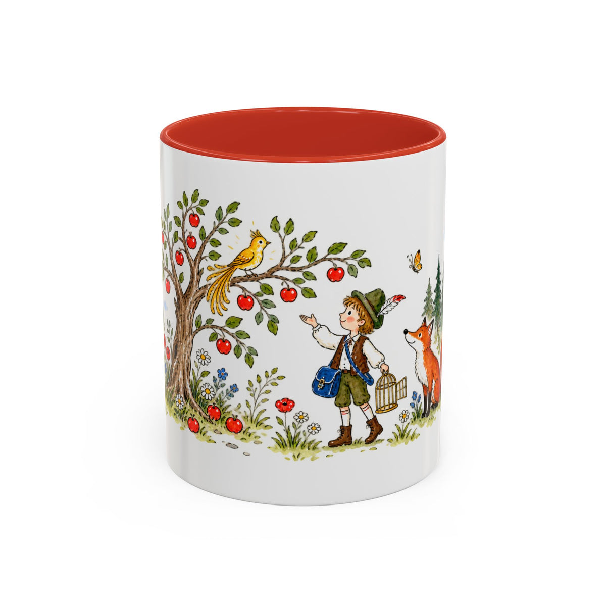 The Golden Bird Mug | Storybook Fairy Tale Accent Coffee Mug | EveryLegend
