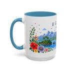 Uganda Coffee Mug | Travel Souvenir Accent Mug | Place Gift Ceramic Cup 11oz 15oz