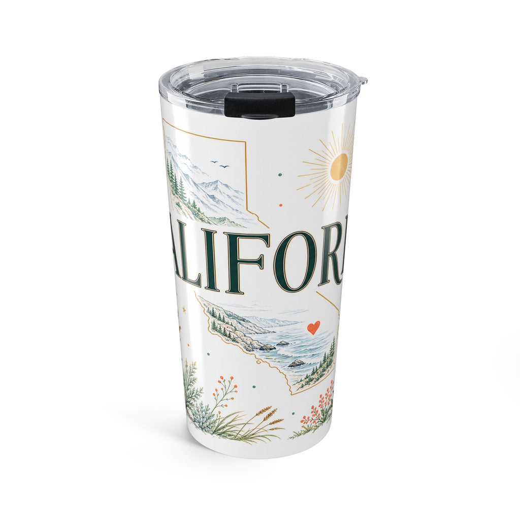 California State Flower 20oz Tumbler | California Botanical Gift | Insulated Stainless Steel Travel Cup