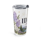 Idaho State Flower 20oz Tumbler | Syringa Botanical State Flower Gift | Insulated Stainless Steel Travel Cup