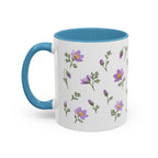 South Dakota Pasque Flower Mug, State Flower Floral Coffee Cup, 11oz Botanical Gift