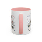 Paris Coffee Mug | France Souvenir Travel Gift | Accent Color Ceramic 11oz 15oz
