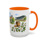 Lexington Illustrated Travel Mug | City Souvenir Accent Coffee Mug | 11oz 15oz Ceramic Cup