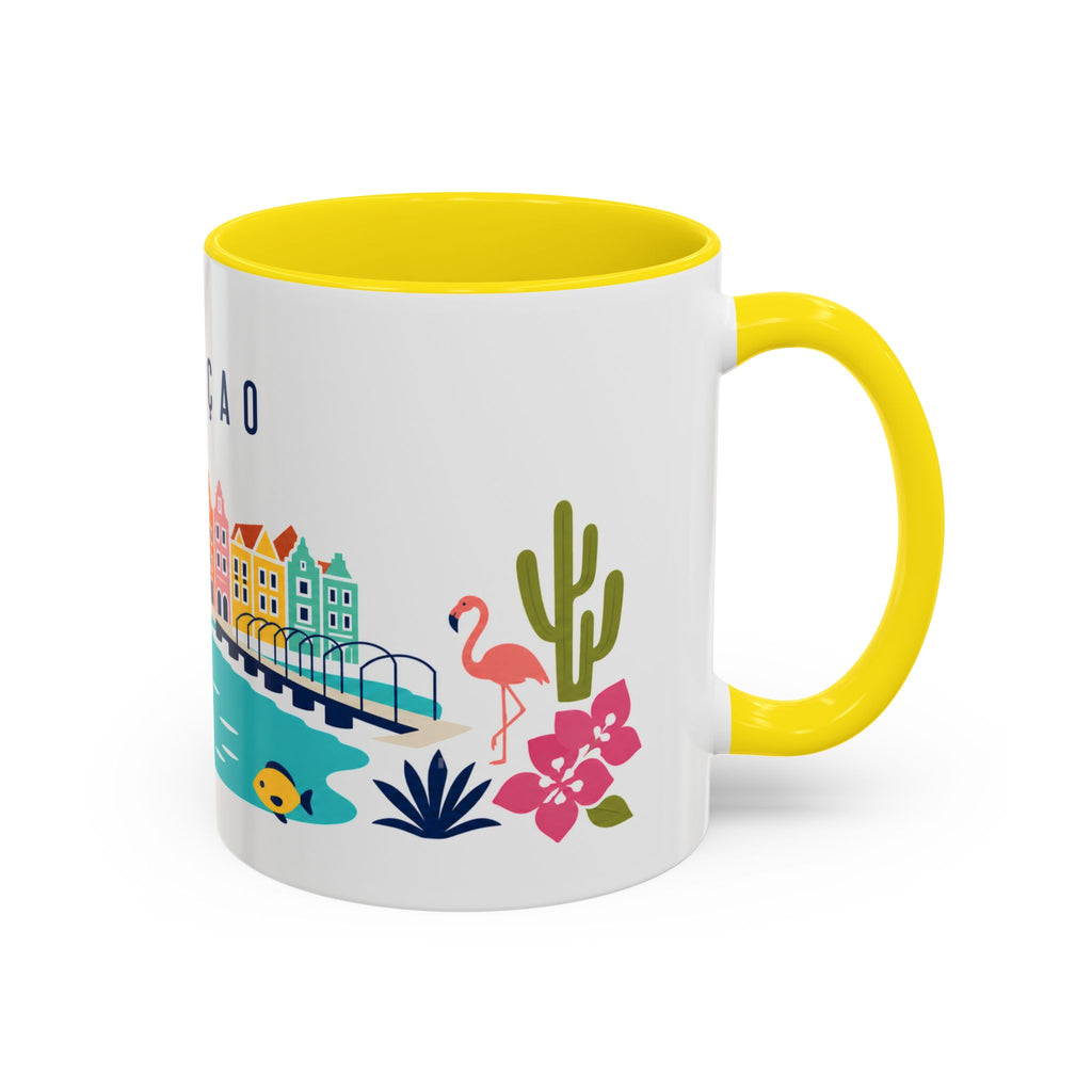 Curaçao Coffee Mug | Travel Souvenir Accent Mug | Country Gift Ceramic Cup 11oz 15oz