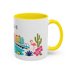 Curaçao Coffee Mug | Travel Souvenir Accent Mug | Country Gift Ceramic Cup 11oz 15oz