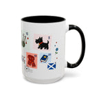Edinburgh Coffee Mug | Postage Stamp Collage Mug | Travel Souvenir Accent Cup 11oz 15oz
