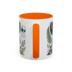 New Zealand South Island Coffee Mug | Travel Destination Souvenir Gift | Accent Color Ceramic 11oz 15oz