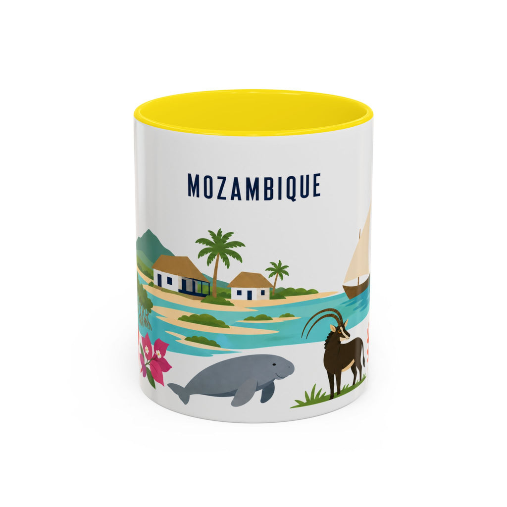 Mozambique Home Country Mug | Moving Away Gift | Long Distance Friendship | 11 oz 15 oz Accent Mug