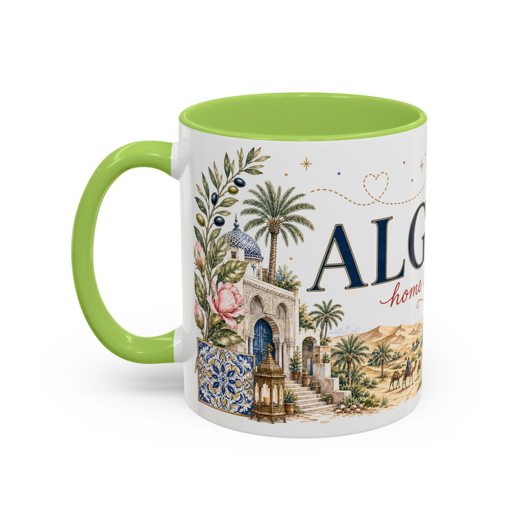 Algeria Home Country Mug | Moving Away Gift | Long Distance Friendship | 11 oz 15 oz Accent Mug