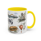 Da Nang Coffee Mug | Vietnam Travel Souvenir | Vintage Illustrated City Gift | 11 oz 15 oz Accent Mug