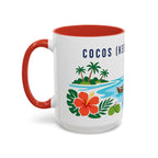 Cocos (Keeling) Islands Coffee Mug | Travel Souvenir Accent Mug | Country Gift Ceramic Cup 11oz 15oz
