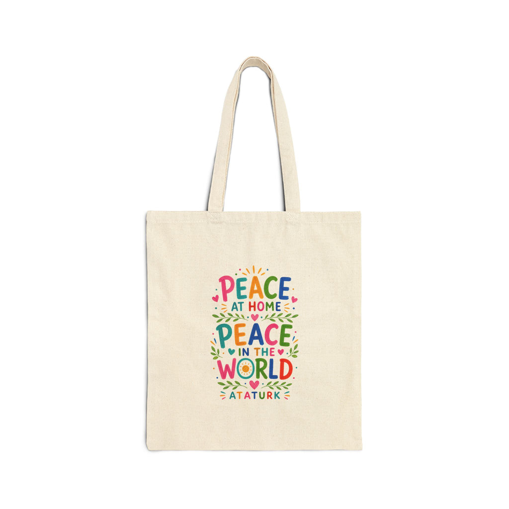 Inspirational Quote Tote Bag | Colorful Canvas Bag | Positive Literary Gift