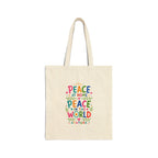 Inspirational Quote Tote Bag | Colorful Canvas Bag | Positive Literary Gift