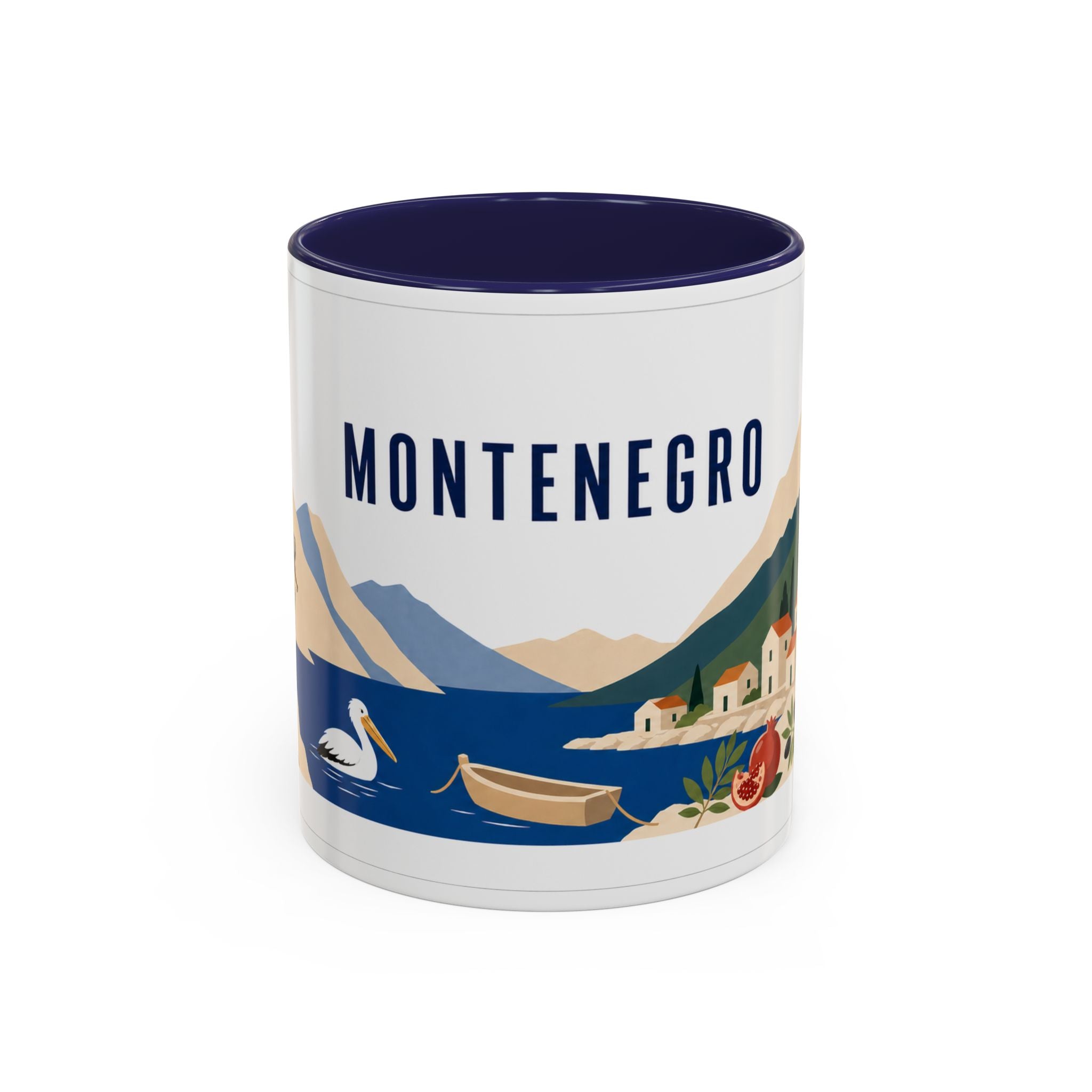 Montenegro Coffee Mug | Travel Souvenir Accent Mug | Country Gift Ceramic Cup 11oz 15oz