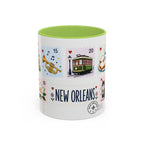 New Orleans Coffee Mug | Postage Stamp Collage Mug | Travel Souvenir Accent Cup 11oz 15oz