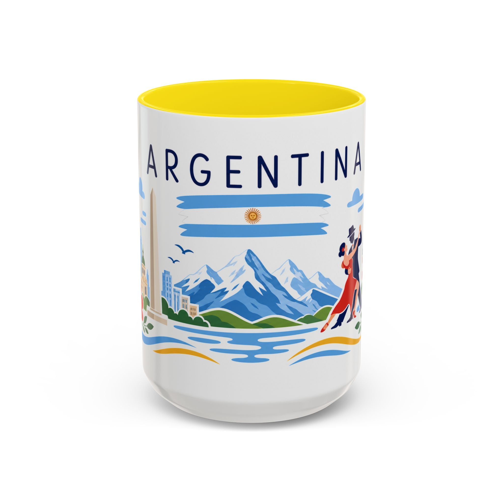 Argentina Coffee Mug | Travel Souvenir Accent Mug | Country Gift Ceramic Cup 11oz 15oz