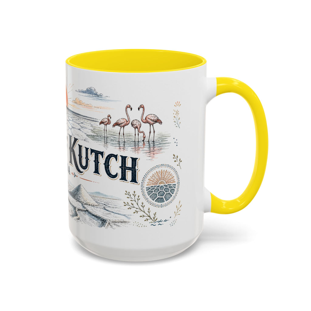 Rann of Kutch Mug, India Travel Souvenir, Bucket List Gift, Accent Ceramic Coffee Mug 11oz 15oz