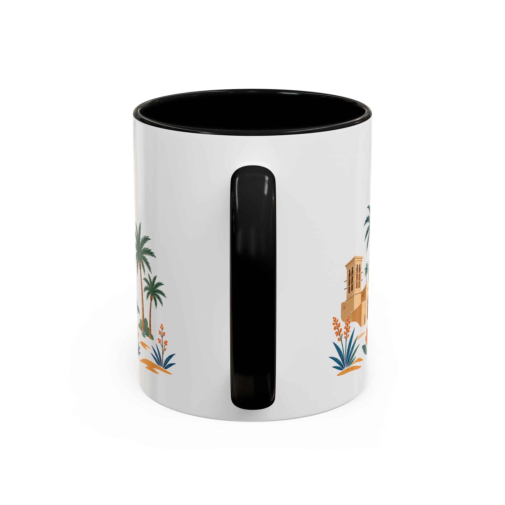 Sharjah Coffee Mug | United Arab Emirates Travel Souvenir | Porcelain Decal City Gift | 11oz 15oz Accent Mug