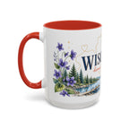 Wisconsin Home State Mug | Moving Away Gift | Long Distance Friendship Coffee Cup | 11oz 15oz Accent Mug