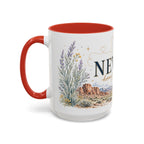 Nevada Home State Mug | Moving Away, Long Distance Friendship Gift | 11oz 15oz Accent Mug