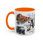 Agra Coffee Mug | India Travel Souvenir | Vintage Illustrated City Gift | 11 oz 15 oz Accent Mug