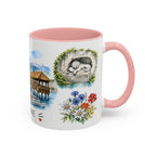 Lucerne Illustrated Travel Mug | City Souvenir Accent Coffee Mug | 11oz 15oz Ceramic Cup