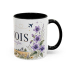 Illinois State Map Mug | Botanical Travel Sketch, Moving Away Gift (11oz 15oz)