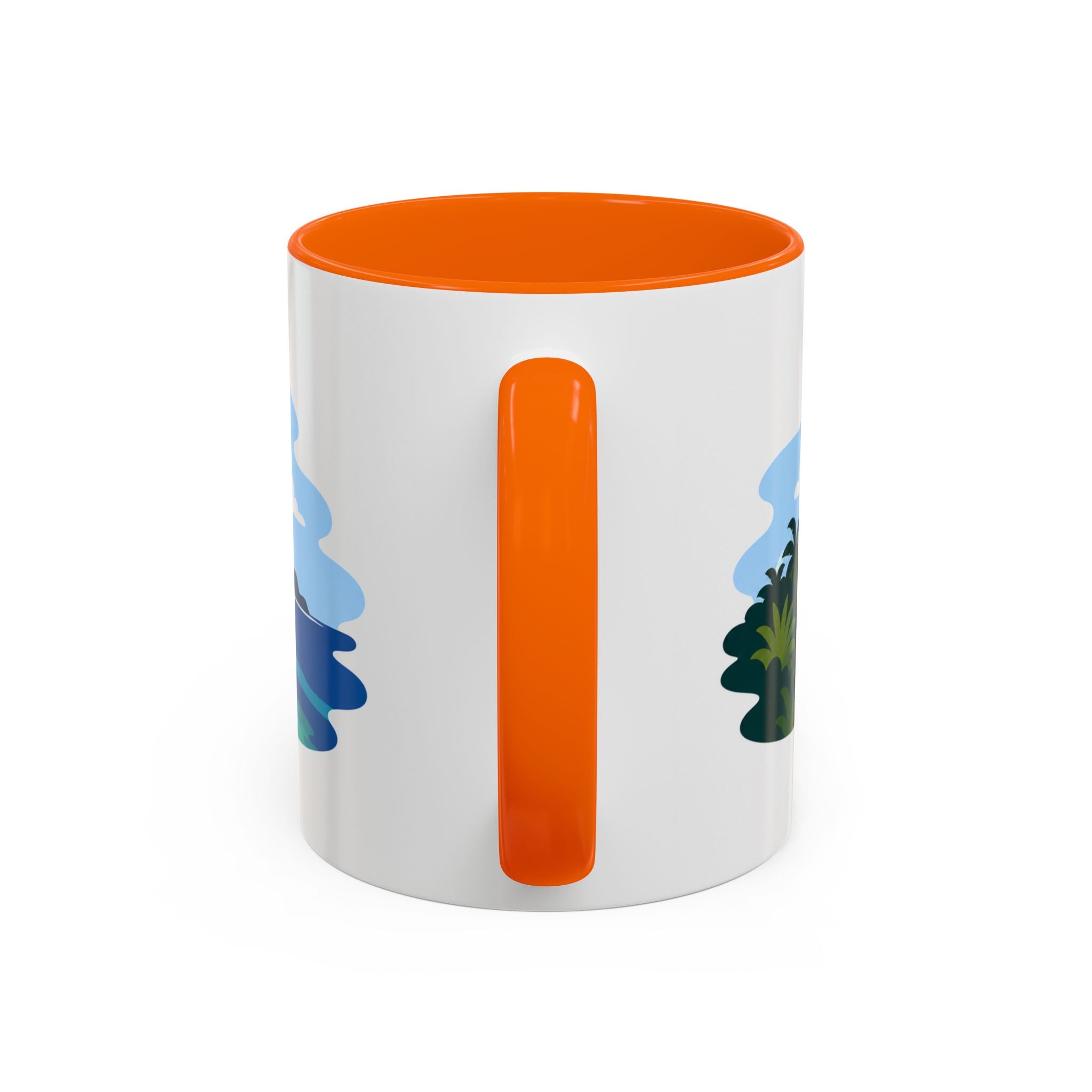National Park of American Samoa Coffee Mug | Solid Color Block Park Souvenir | 11oz 15oz Accent Mug