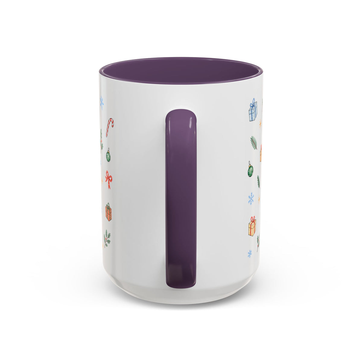 Miami Christmas Mug | Watercolor Art Deco City Souvenir (11oz/15oz)