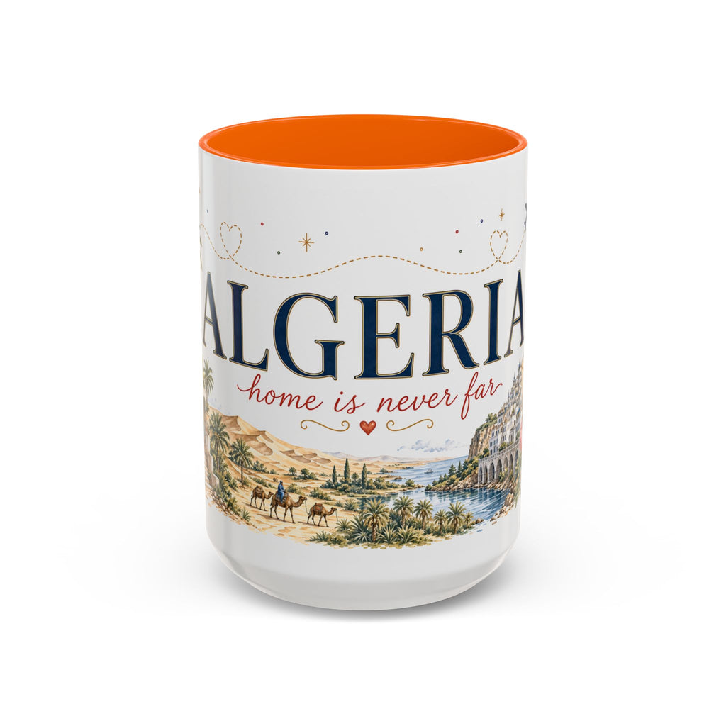 Algeria Home Country Mug | Moving Away Gift | Long Distance Friendship | 11 oz 15 oz Accent Mug