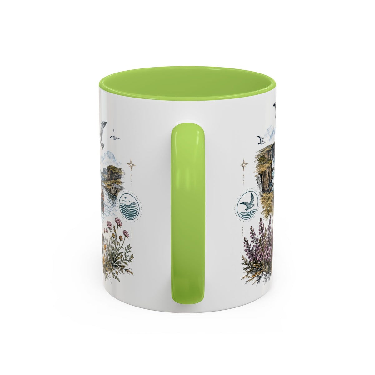 Orkney Islands Mug, Scotland Travel Souvenir, Bucket List Gift, Accent Ceramic Coffee Mug 11oz 15oz