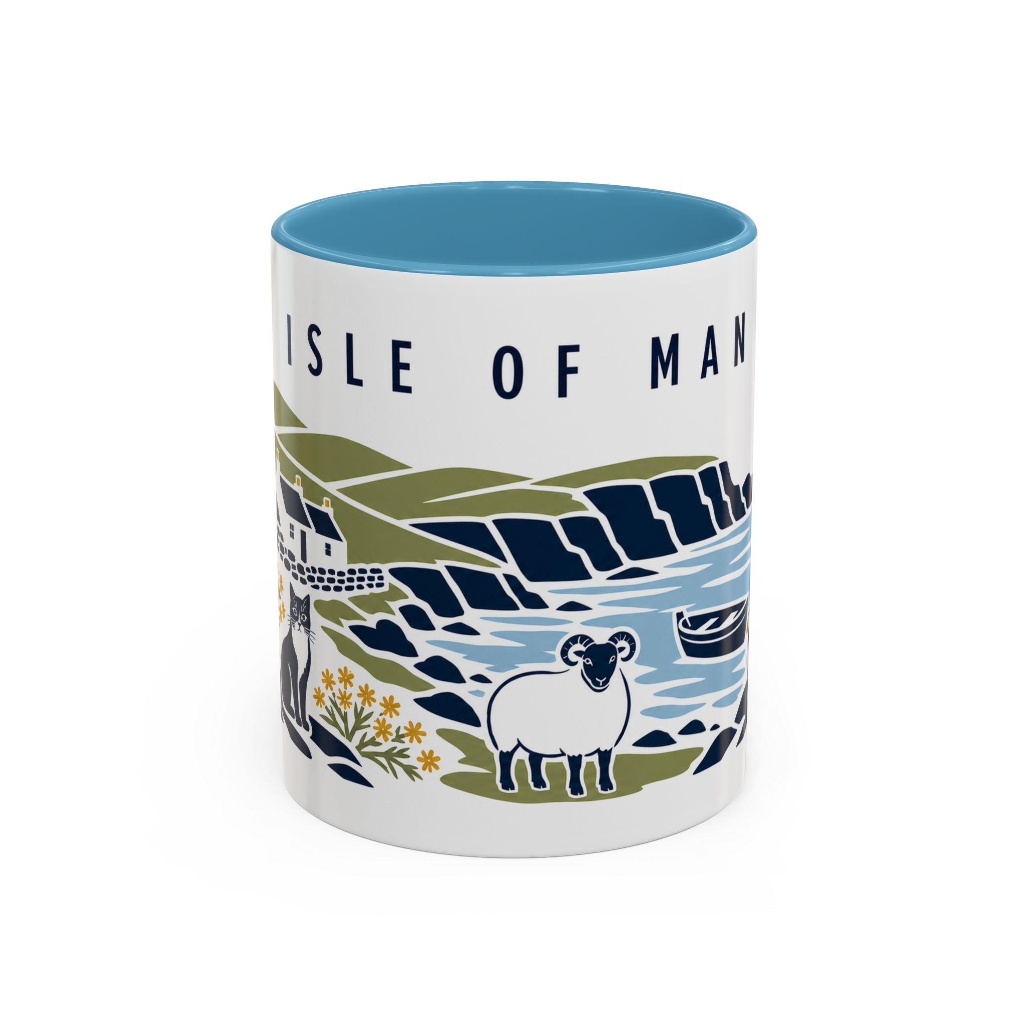 Isle of Man Coffee Mug | Travel Souvenir Accent Mug | Country Gift Ceramic Cup 11oz 15oz